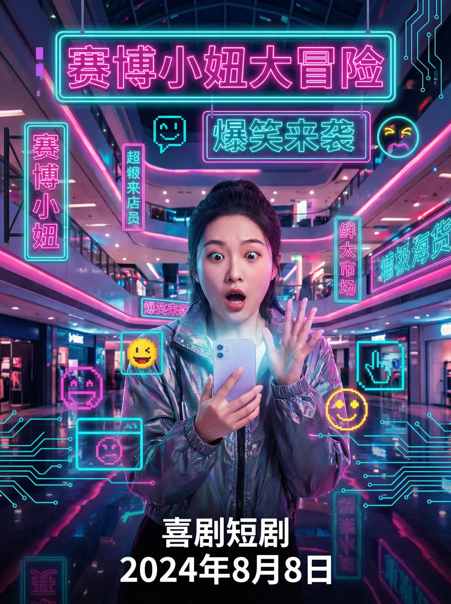 365DAYS第二部免费观看 搞笑喜剧短剧 - 赛博小妞大冒险海报